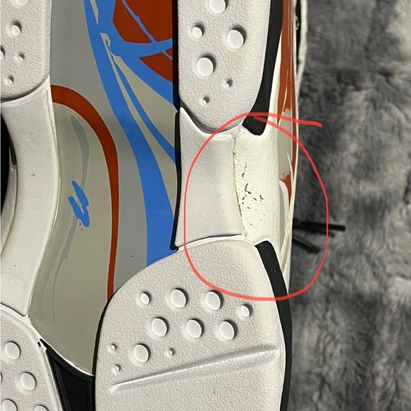 Vintage Nike Air Jordan Retro 8 LS Black Toe 317258-104 Mens Sz 10.5 NEW - Picture 9 of 10